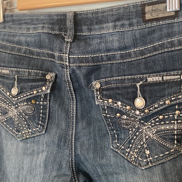 Earl Jeans Y2k Jewelled Pockets Bedazzled - Picture 3 of 12